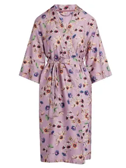 Essenza Kimono Sarai Fiorre, Kurzform, Kimono-Kragen, Gürtel, mit wunderschönem Blumenprint – Produktbild 1 von 1