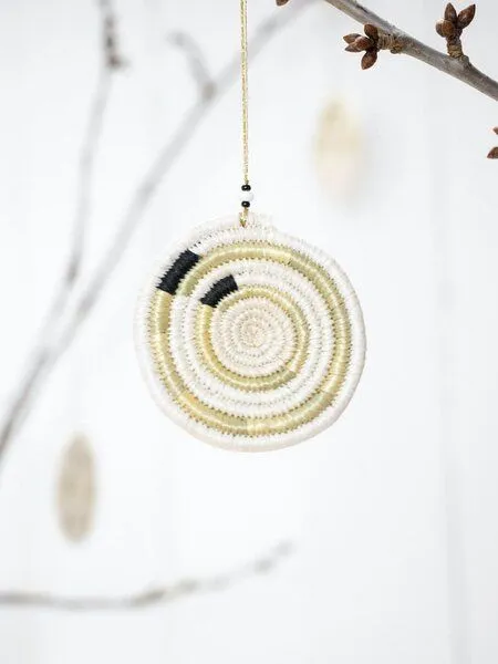 WomenCraft WomenCraft Christbaumschmuck & Dekoanhänger - 7cm, Uru schwarz (schwarz), – Produktbild 1 von 4