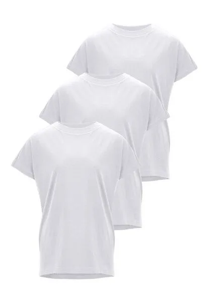 MELA MADHU Damen T-Shirt Bundle | von MELA | Fairtrade & GOTS zertifiziert, Weiss, – Produktbild 1 von 4