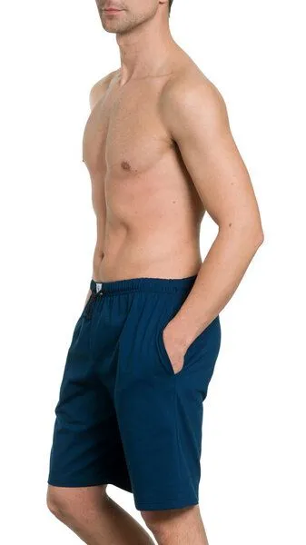 Haasis Bodywear Haasis Bodywear Herren Bermuda mit Seitentaschen, Single Jersey, reine Baumwolle, Navy, – Produktbild 4 von 4