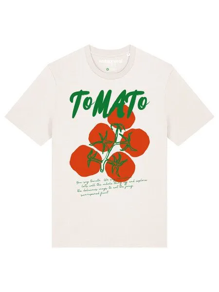 watapparel watapparel T-Shirt Unisex Tomato, Off white, – Produktbild 2 von 4