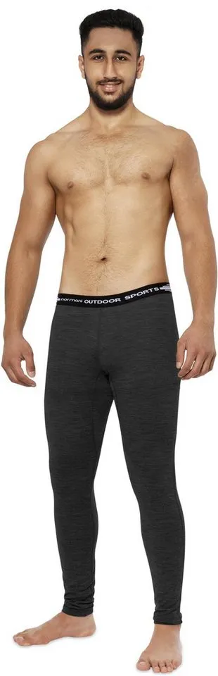 normani Thermounterhose Herren Merino Unterhose Sydney Thermounterwäsche Funktionshose Lang Baselayer Leggins Ski-Winterhose, Braun, – Produktbild 4 von 4