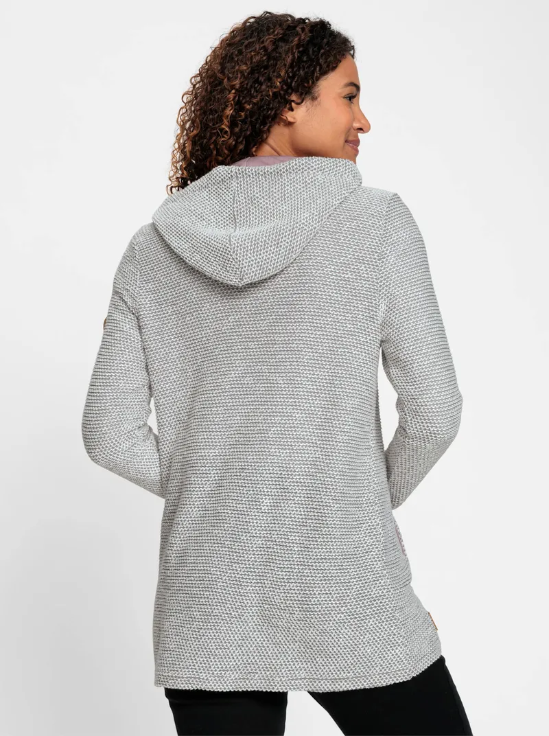 Witt Sweatjacke, Steingrau-mauve, – Produktbild 2 von 2