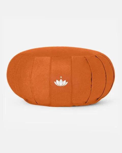 Lotuscrafts Lotuscrafts Zafu Meditationskissen Zen - Sitzhöhe 15cm - GOTS Zertifiziert, Kurkuma, – Produktbild 3 von 4