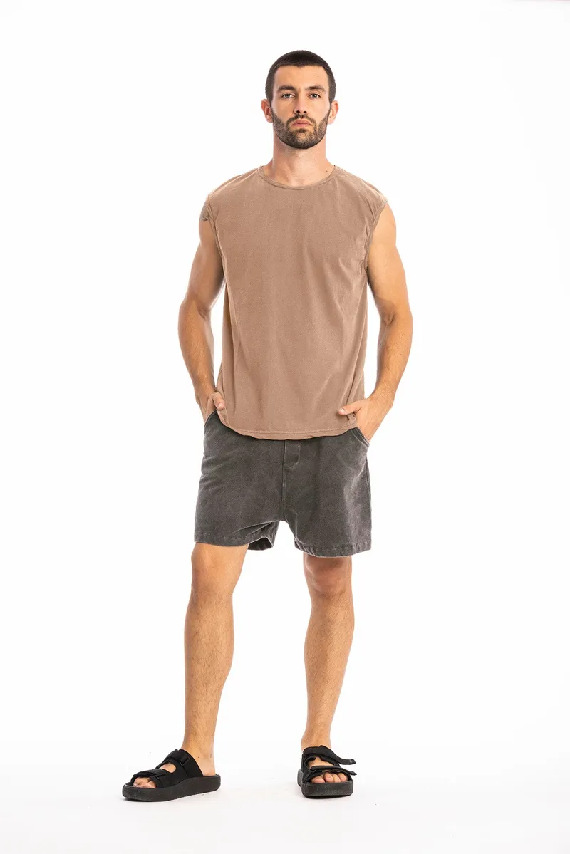 RAVENS VIEW IBIZA RAVENS VIEW IBIZA Herren vegan T-Shirt Bodhi Ns Taupe Braun, Hellbraun, – Produktbild 2 von 2