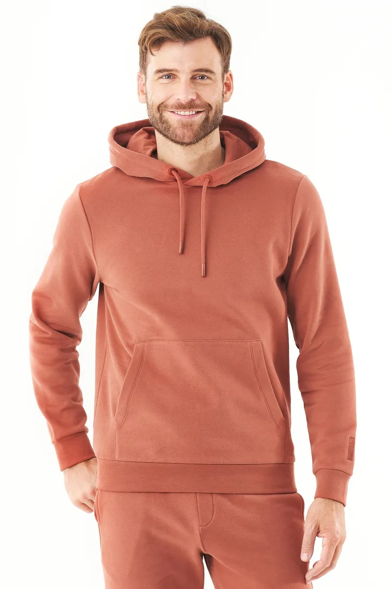 ORGANICATION ORGANICATION Herren vegan Hoodie Hoolden Zimt, Braun, – Produktbild 2 von 2