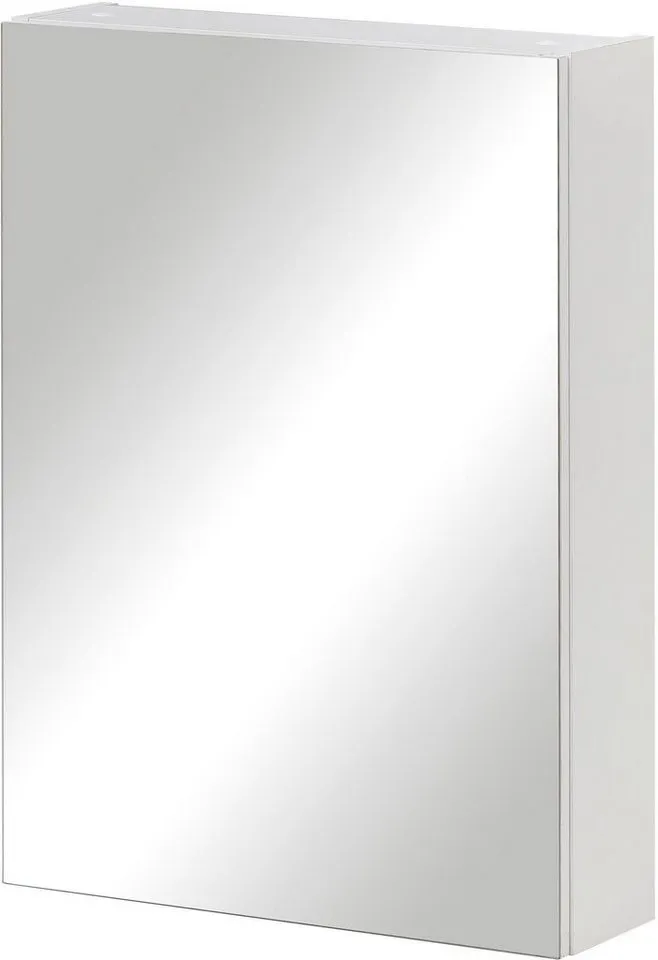 Schildmeyer Spiegelschrank Basic, Spiegelschrank, Made in Germany, B: 50 cm Solide Verarbeitung - Dieses Produkt ist in Deutschland gefertigt, Weiß, – Produktbild 2 von 5