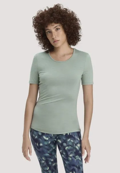 hessnatur hessnatur T-Shirt PURE FLOW aus TENCEL Modal, Mattgrün, – Produktbild 1 von 4