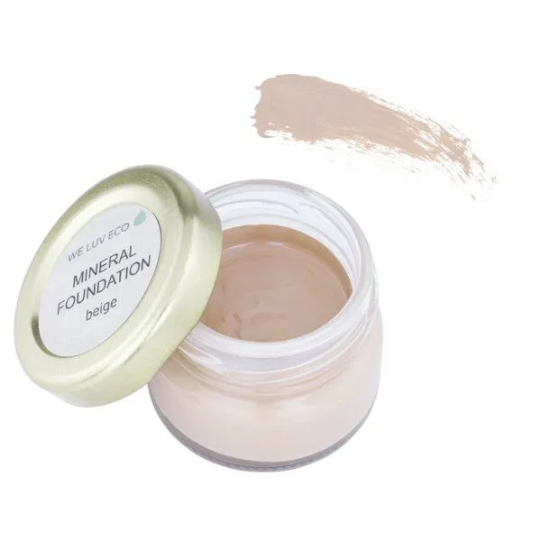 WE LUV ECO WE LUV ECO Cream Mineral Foundation | Make up | nachhaltig | plastikfrei | vegan, Cream puff, – Produktbild 2 von 3