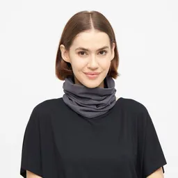WiDDA berlin WiDDA berlin Schlauchschal in Grau/Schwarz doppellagig aus Bio-Baumwoll Jersey – Produktbild 1 von 1