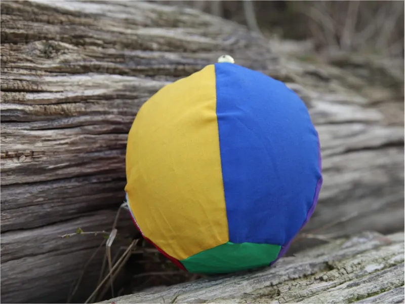 Jamso Ballonball 27 cm Baumwolle, Mehrfarbig, – Produktbild 2 von 2