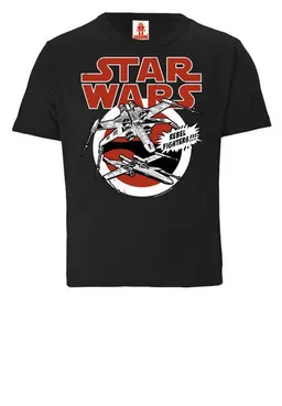 LOGOSH!RT LOGOSH!RT Star Wars Starfighter X-Wings Kinder Bio T-Shirt – Produktbild 1 von 1