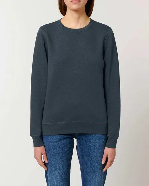 YTWOO YTWOO Unisex Sweatshirt | fairtrade & ökologisch, Blaugrau, – Produktbild 2 von 4