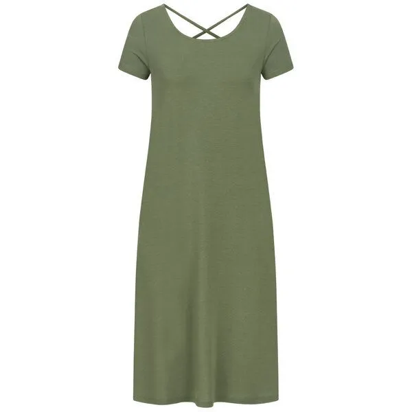 NATIVE SOULS NATIVE SOULS Lyocell Kleid Alexis, Leaf green, – Produktbild 1 von 1