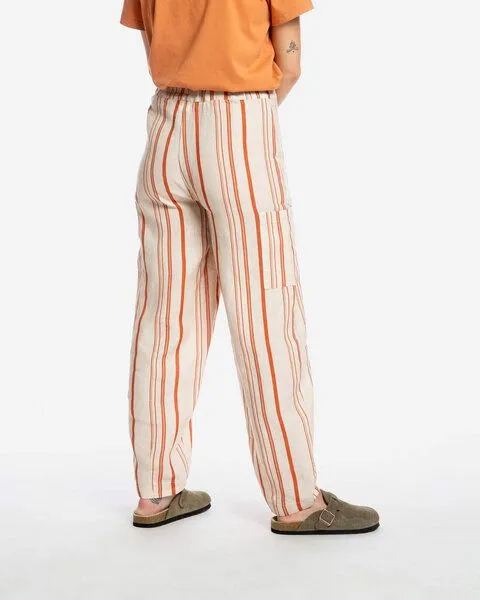 MATONA Matona Lange Hose | Barrel Leg Pants | aus Leinen, Striped, – Produktbild 2 von 4