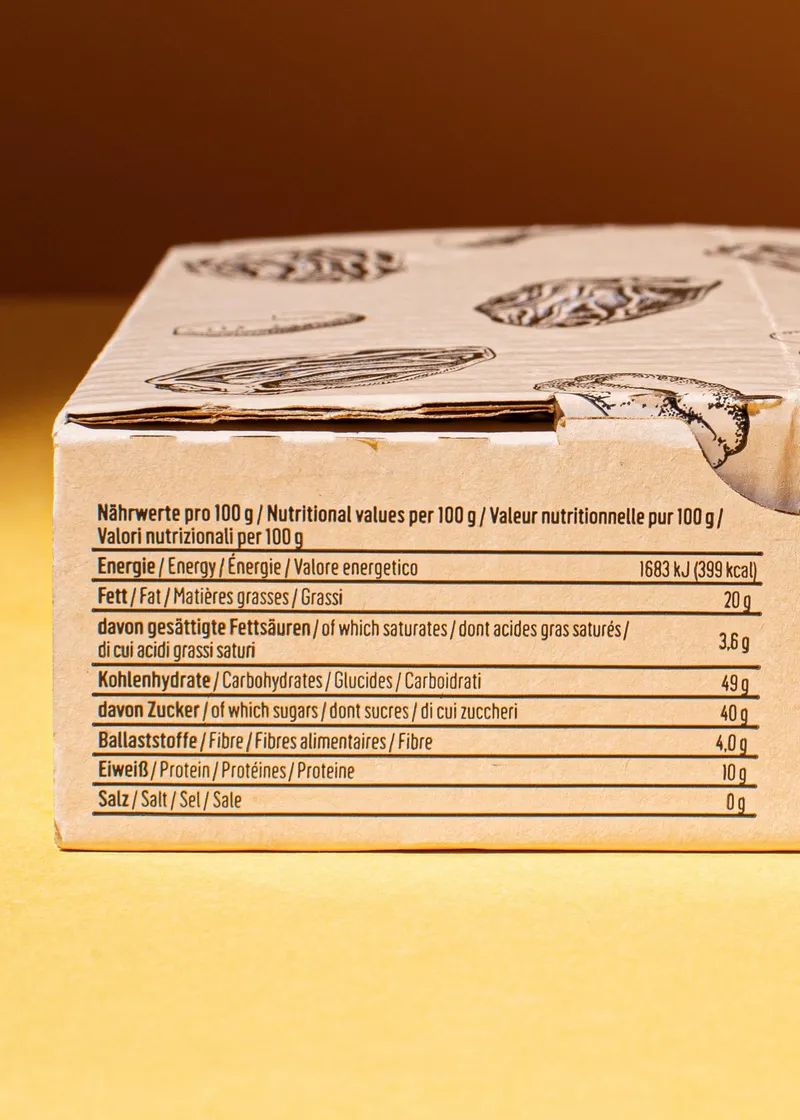 KoRo Bio Rohkostriegel Cashew 12 x 50 g – Produktbild 4 von 5