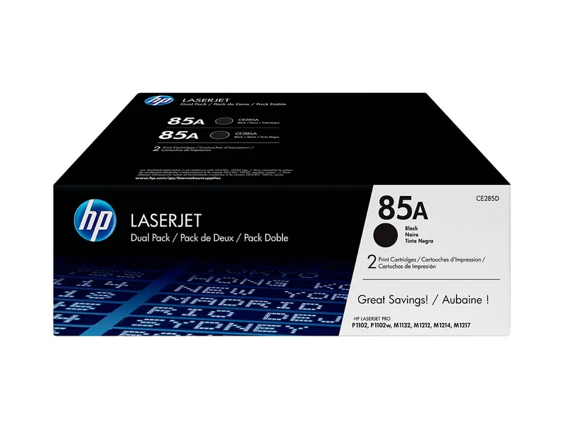 Hewlett Packard hp Twinpack Druckkassetten CE285AD schwarz – Produktbild 1 von 1