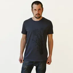 Cmig Cmig Herren T-Shirt Erle mit Elster in india ink grey – Produktbild 1 von 1