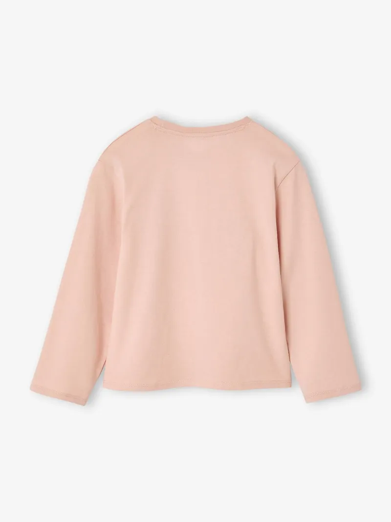 Vertbaudet Shirt Mädchen, Pudrig rosa, – Produktbild 2 von 3