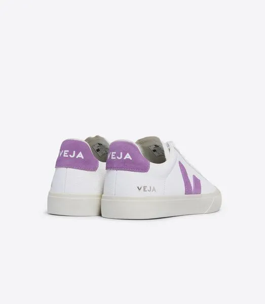 Veja Veja Sneaker Damen - Campo Chromefree, Weiß (extra white mulberry), – Produktbild 3 von 4