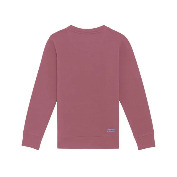 Spangeltangel Spangeltangel Kinder-Sweatshirt "Axolotl", Dunkelrosa, – Produktbild 4 von 4