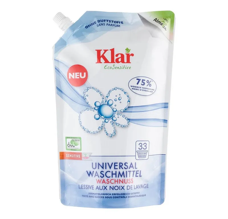 AlmaWin AlmaWin Klar - Universal Waschmittel 1,5L Spezialwaschmittel – Produktbild 1 von 1