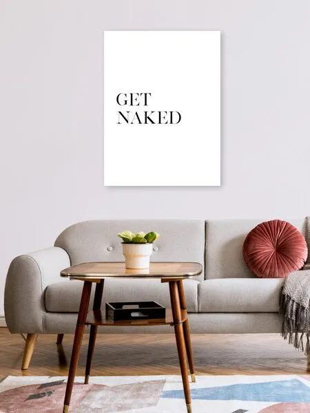 Photocircle Photocircle Poster / Leinwandbild - Get Naked No10 – Produktbild 2 von 4