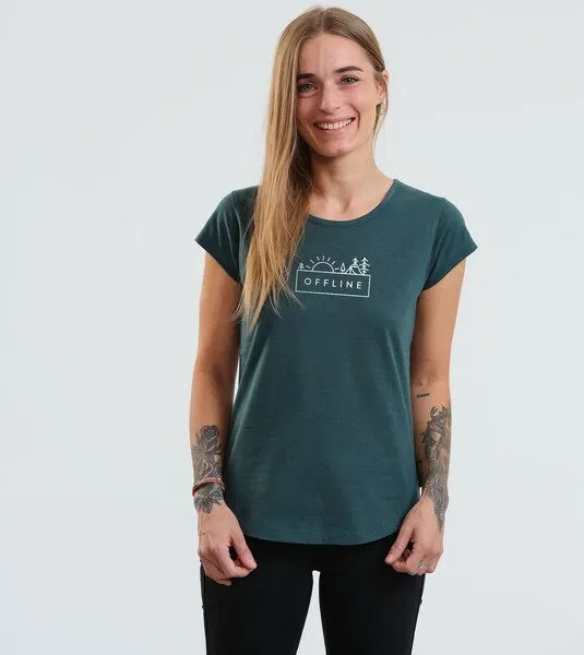 Gary Mash GARY MASH Shirt Asheville Offline aus Biobaumwolle, Dunkelgrün, – Produktbild 3 von 4