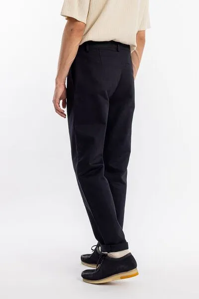 Rotholz Rotholz Chino Hose aus Bio Baumwolle, Schwarz, – Produktbild 3 von 4