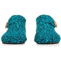 Kingdom of Wow Knit Boots aus weichem Wollgarn – Damen & Herren, gehäkelt & handgefertigt | Kingdom of Wow, Glacier teal, – Produktbild 1 von 1