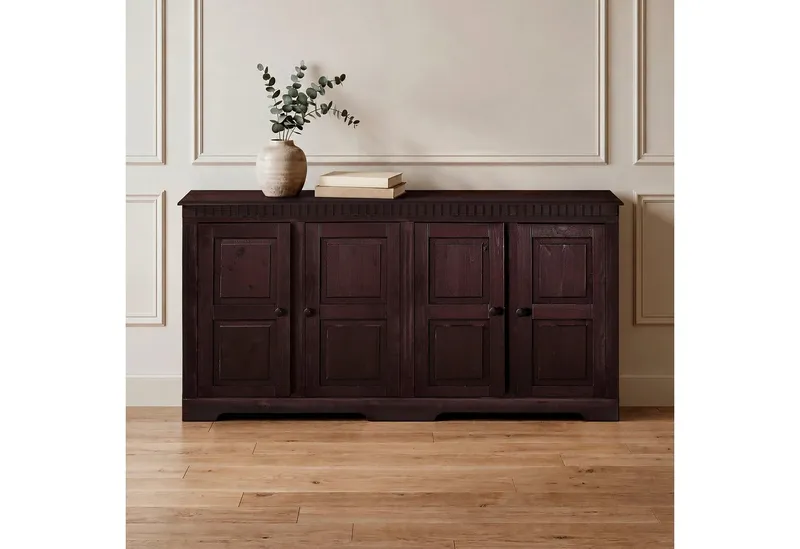 OTTO home Sideboard Lisa, Kommode aus massivem Kiefernholz, Breite 158,5 cm, Braun, – Produktbild 2 von 8