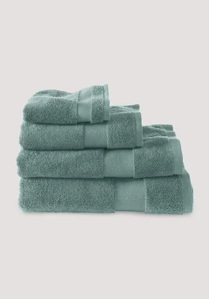 hessnatur hessnatur Frottier Handtuch aus reiner Bio-Baumwolle, Kaktusgrün, – Produktbild 1 von 1