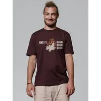 watapparel watapparel T-Shirt Unisex And it burns, Red brown, – Produktbild 1 von 1