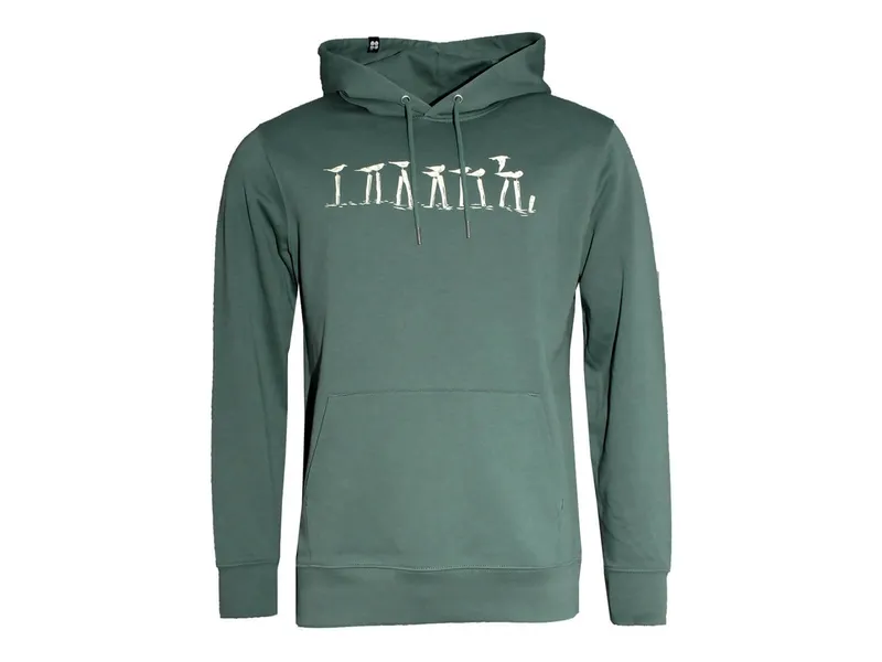 FÄDD FÄDD Herren Sweatshirt Hoodie aus Bio-Baumwolle "Vollpfosten", Grün, – Produktbild 1 von 6