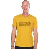 Life Tree Life-Tree Shirt aus Biobaumwolle Fairwear für Herren "Mirror" in Ocre-Gelb – Produktbild 1 von 1