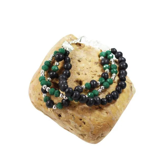 Mitienda Shop Mitienda Shop Perlenarmband Oaxaca, Grün, – Produktbild 4 von 4