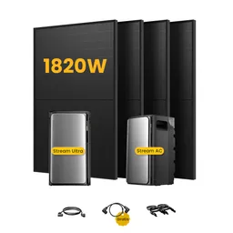 EcoFlow EcoFlow Stream Ultra, All-in-One Speicher für Balkonkraftwerke, mit 4 x 455 Bifaziale Solarmodule, by Powerness - Stream Ultra + Stream AC Pro | 3840Wh / ohne Zubehör / Selbstabholung – Produktbild 1 von 1