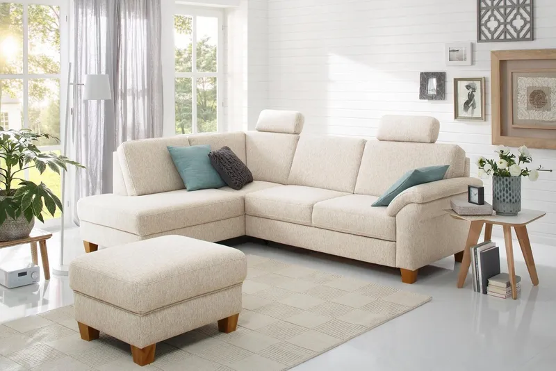 OTTO home Sofa-Kopfstütze Borkum, B: 52cm, Beige, – Produktbild 2 von 5