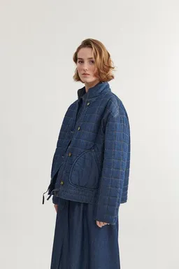 Basic Apparel Basic Apparel Bine Denim-Steppjacke – Produktbild 1 von 1