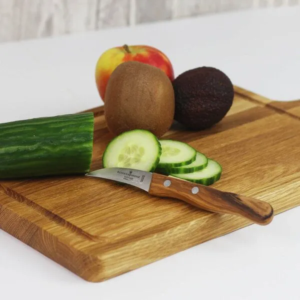 Mitienda Shop Mitienda Shop Schälmesser 2,5" mit Olivenholzgriff, rostfrei – Produktbild 2 von 2