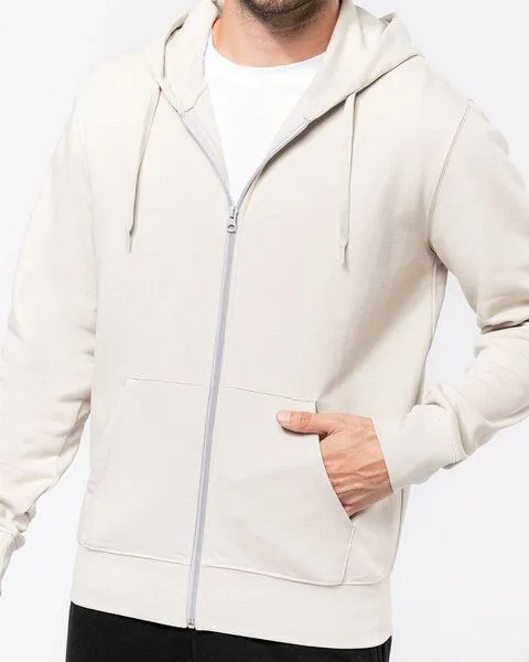 YTWOO YTWOO Nachhaltiges Basic Kapuzensweatshirt für Herren aus Nachhaltigen Materlialien, Weiß, – Produktbild 2 von 3