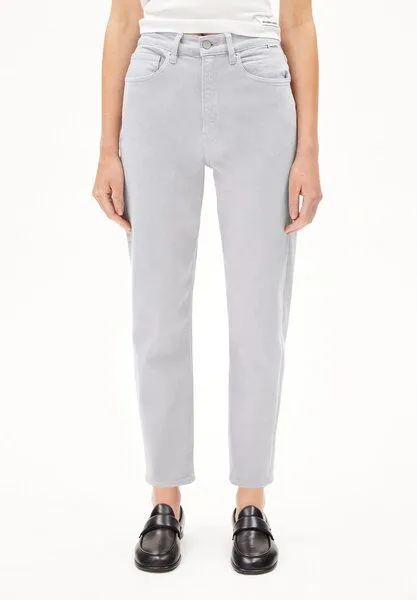 ARMEDANGELS ARMEDANGELS MAIRAA Damen Mom Jeans recycelter Baumwoll Mix Comfort Stretch, Misty morning, – Produktbild 1 von 4