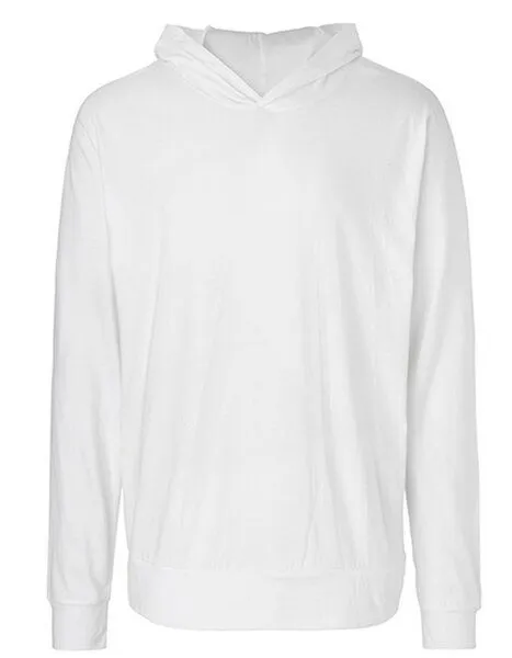 Neutral Neutral® Leichter Herren Unisex College Hoodie Hoody Kapuzenpullover Kapuzenpulli, Weiß, – Produktbild 2 von 4