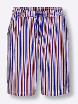 Witt Hose kurz royalblau-kirsche-gestreift – Produktbild 1 von 1