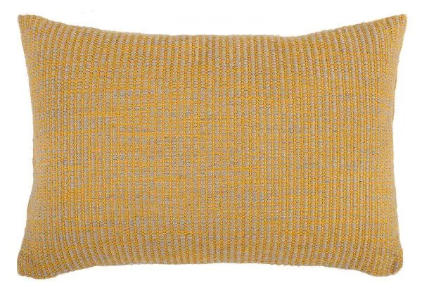 liv interior liv interior Recyceltes In-/Outdoor Kissen MELANGE, Gelb, – Produktbild 4 von 4