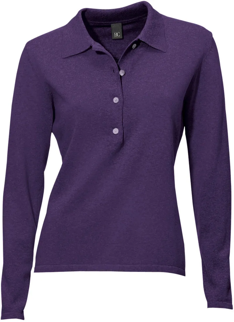 heine Polopullover pflaume, Pflaume, – Produktbild 2 von 2