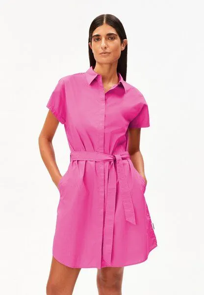 ARMEDANGELS ARMEDANGELS LARISAANA MINI Damen Kleid aus 100% Bio-Baumwolle, Very berry, – Produktbild 1 von 4