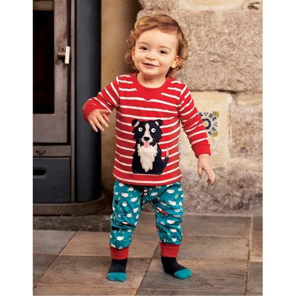 Frugi Frugi Pumphose Schafe und Hunde Sheep Dogs – Produktbild 2 von 3