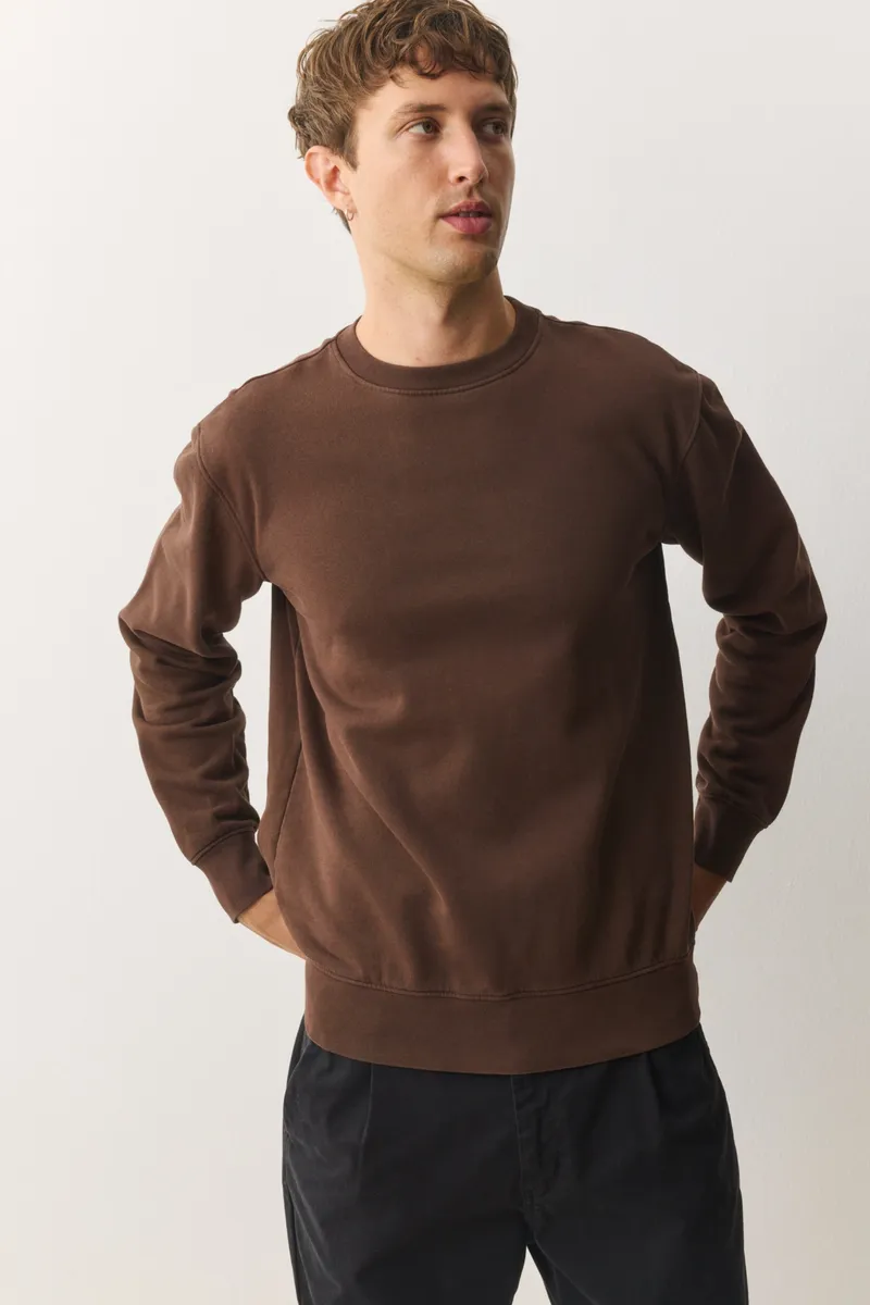recolution Recolution Herren vegan Sweatshirt Tamarillo Schokobraun, Braun, – Produktbild 2 von 2