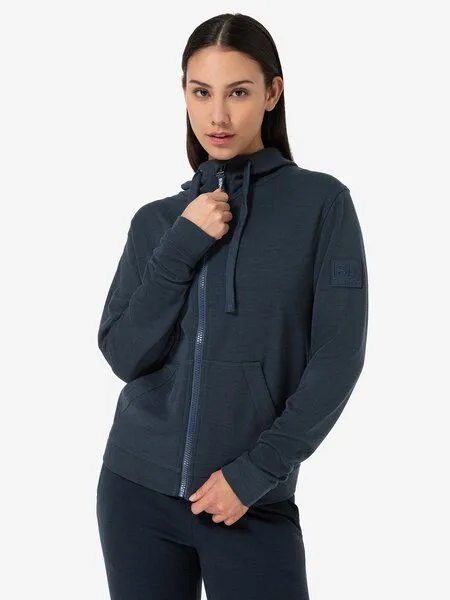 Super.Natural Super.Natural Kapuzenpullover Solution Bio für Damen, Merino, Blueberry, – Produktbild 1 von 4